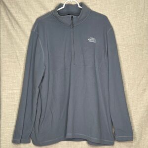 The North Face WolfGray Quarter-Zip Pullover 2XL